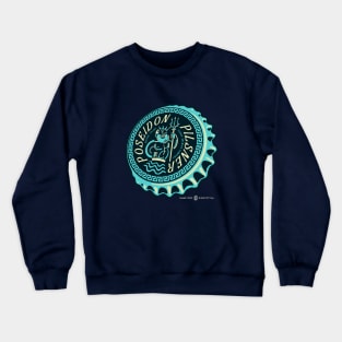 Vintage Poseidon Pilsner Bottlecap Crewneck Sweatshirt